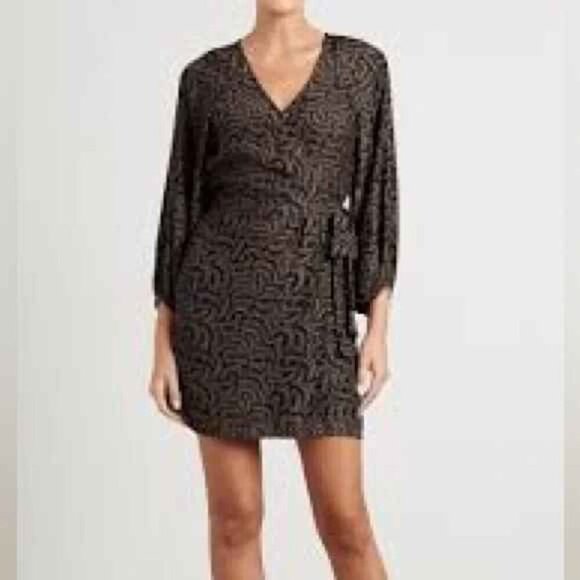 Natalie Martin Stephanie Dress in Fern Print Expresso - Picture 2 of 16